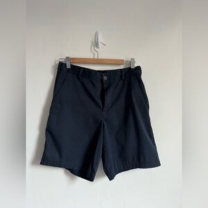 28 Nike dri fit gold shorts navy blue men’s waist performance